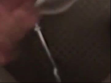 Masturbation of man using jk shoes