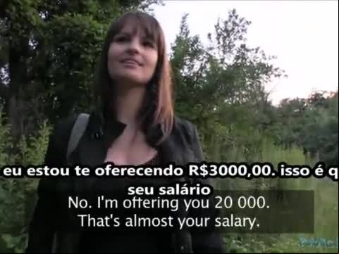 PublicAgent Czech Cute Babe Fucks on Public Park